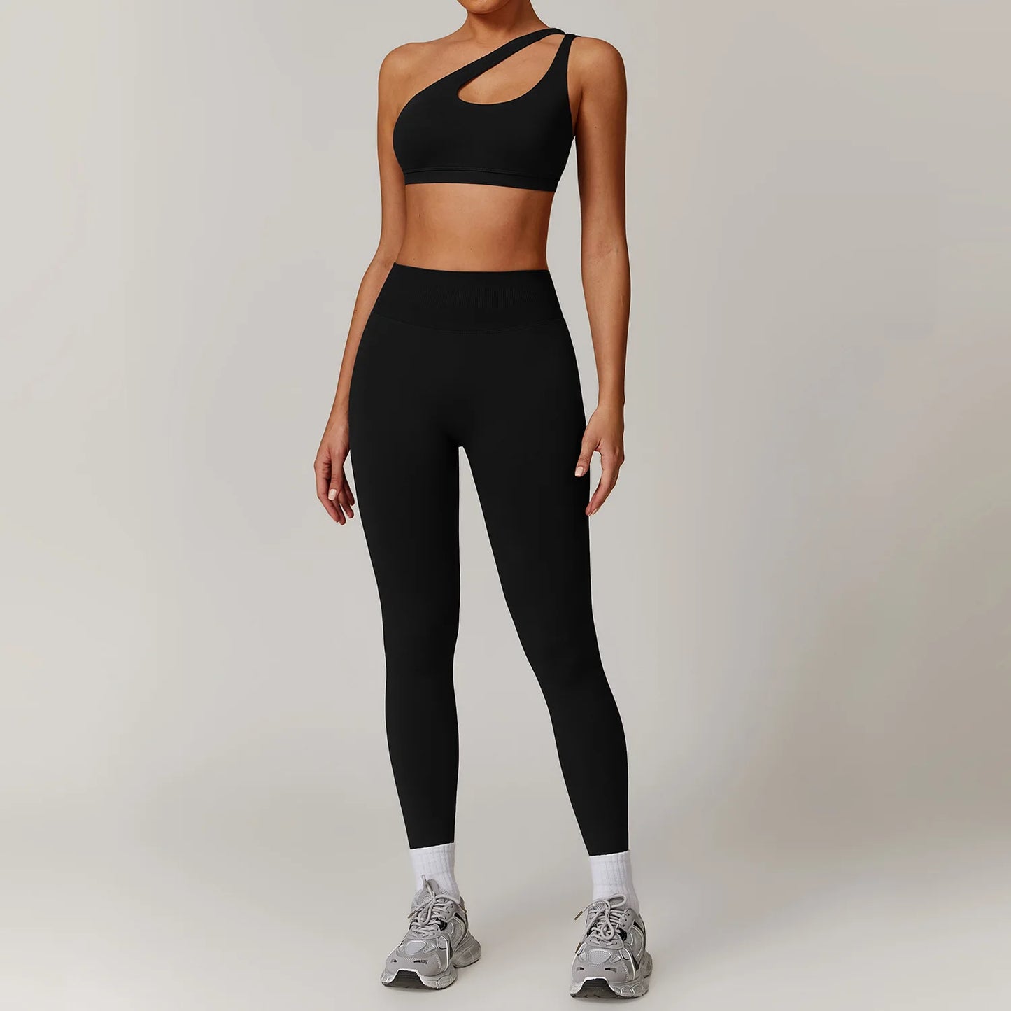 Women Seamless Yoga Set 2PCS Workout Set Sportswear Gym Clothing Fitness Long Sleeve Jacket High Waist Leggings Sports Suits